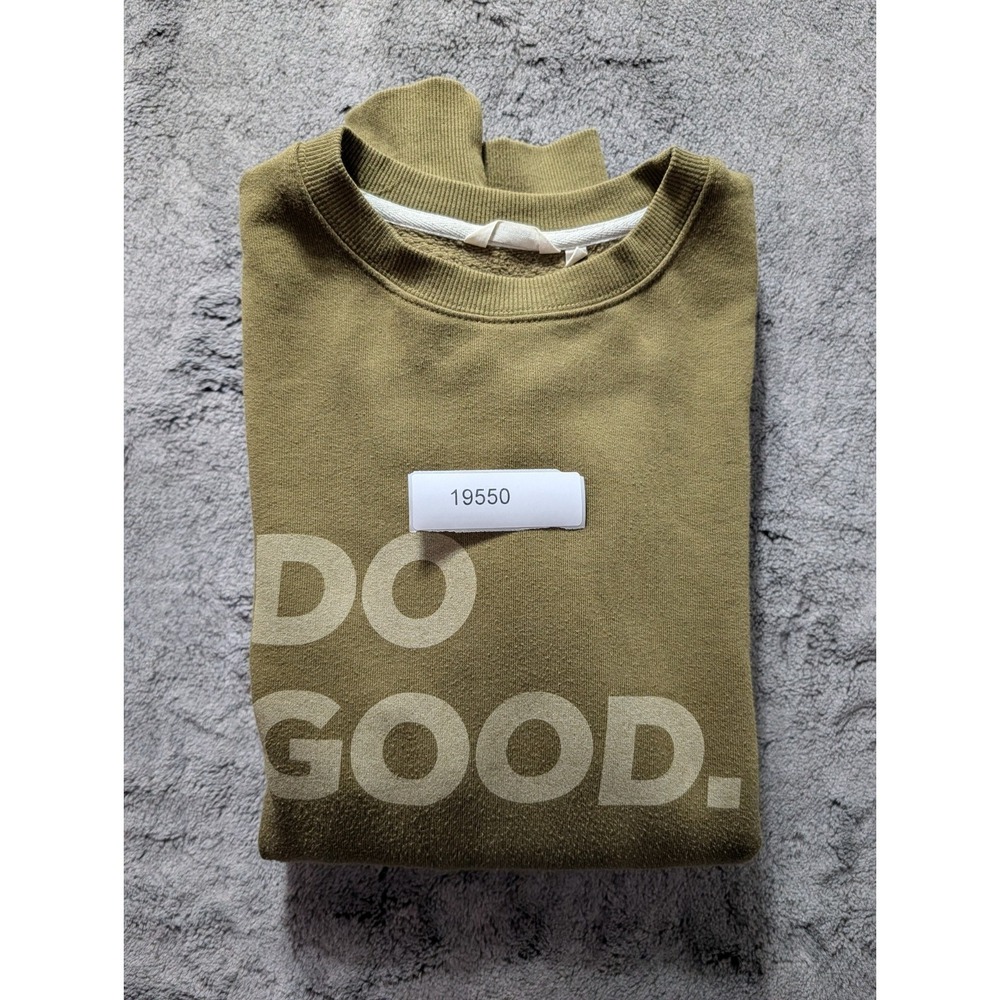 Cotopaxi Long Sleeve Crew Neck Sweatshirt Men's Size Small Olive Green - Picture 9 of 9